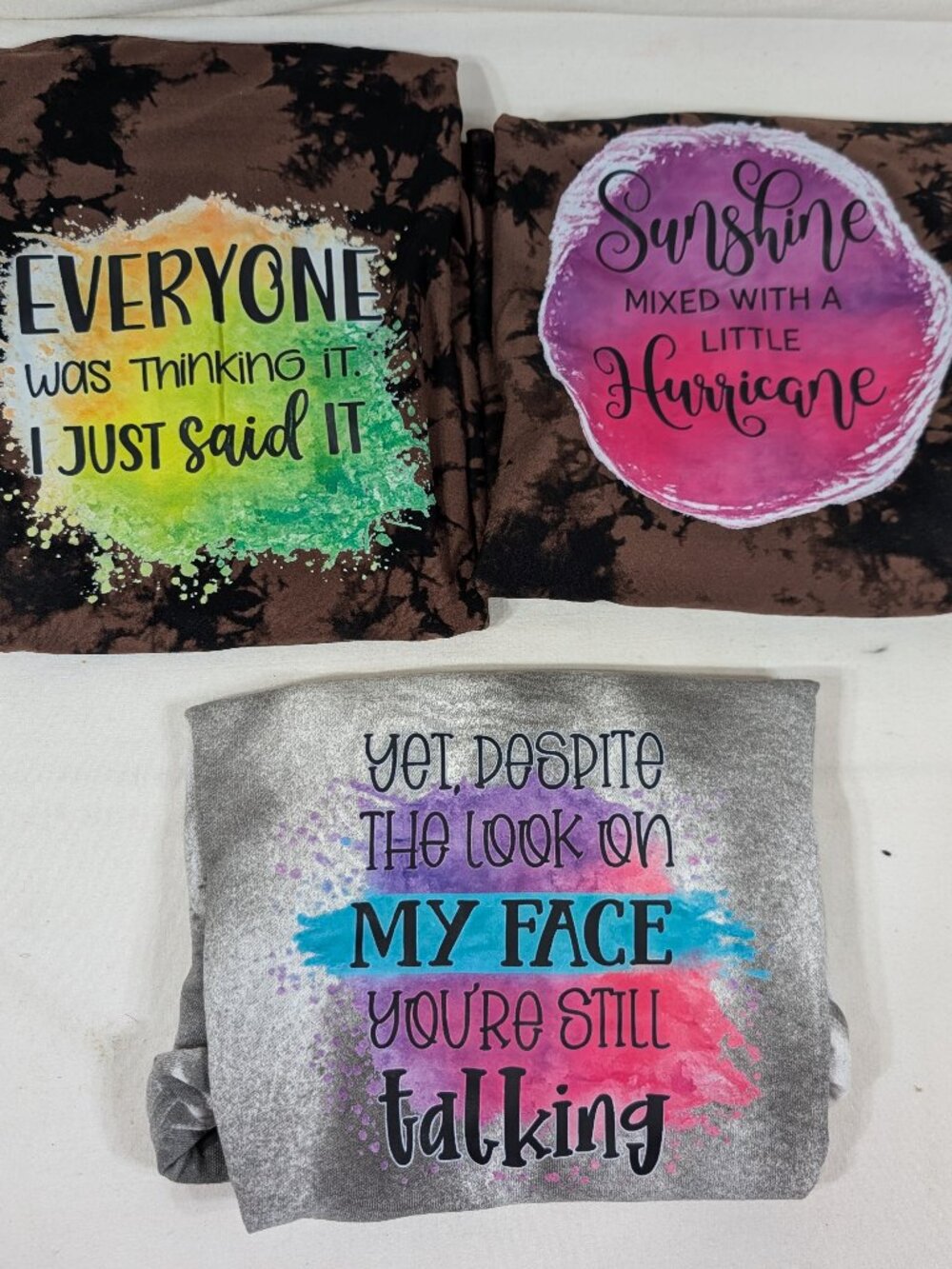 Women's Large Various Funny Tops